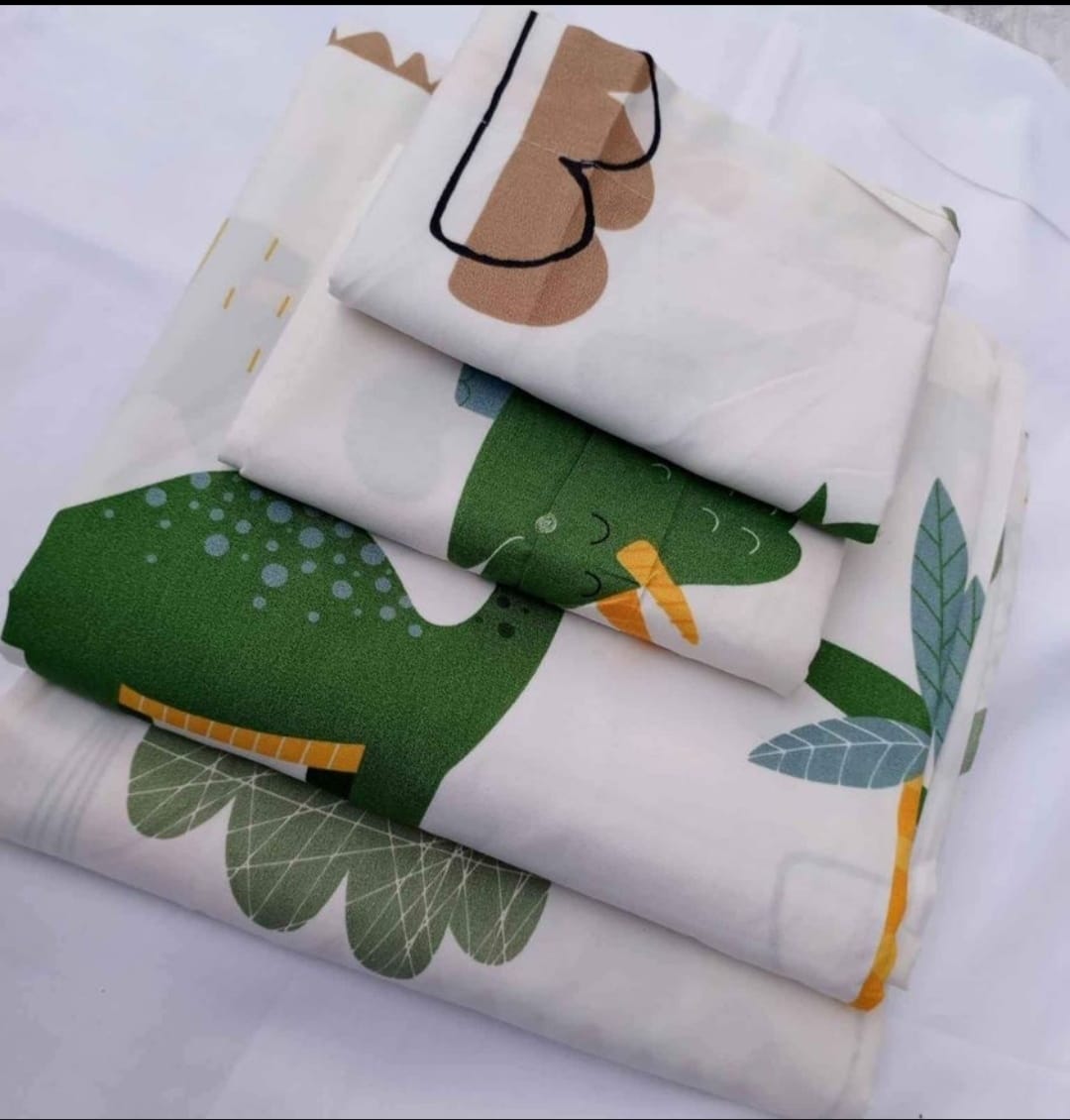 Elegant Comfy Bedsheets Set Of 4Pcs 5x6 (2 Bedsheets & 2 Pillowcases)