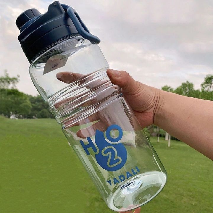 1.5L sports water bottle water jug tumbler big transparent cup motivational water bottles