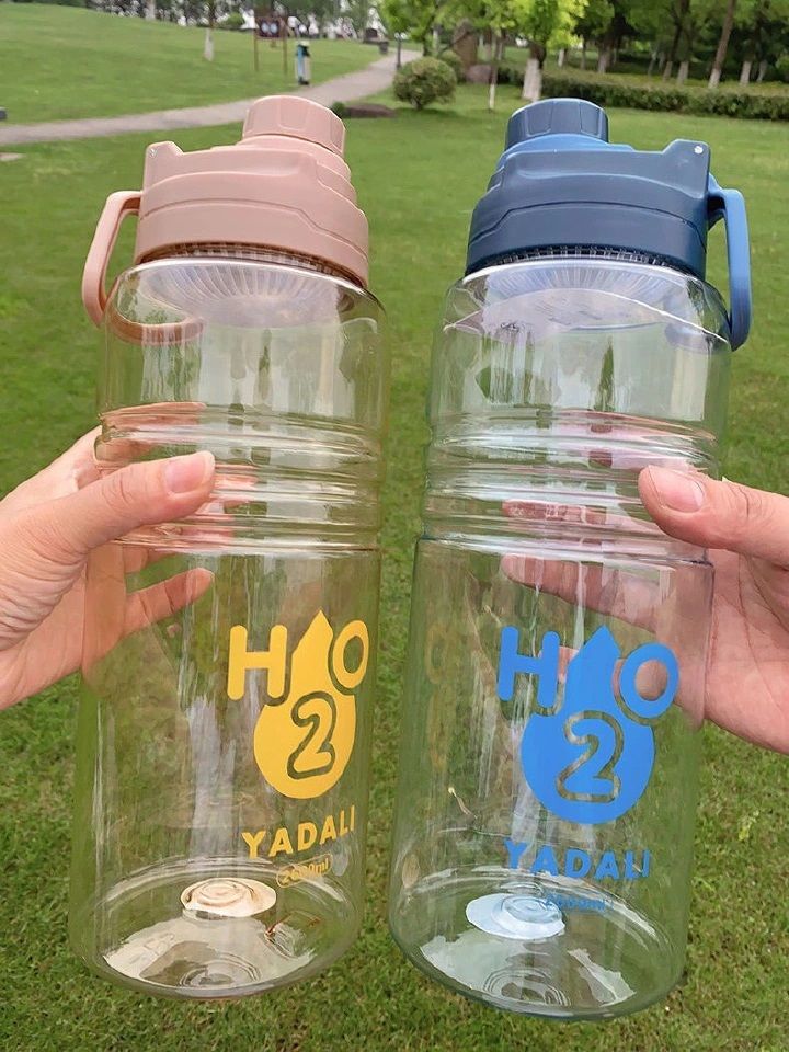 1.5L sports water bottle water jug tumbler big transparent cup motivational water bottles