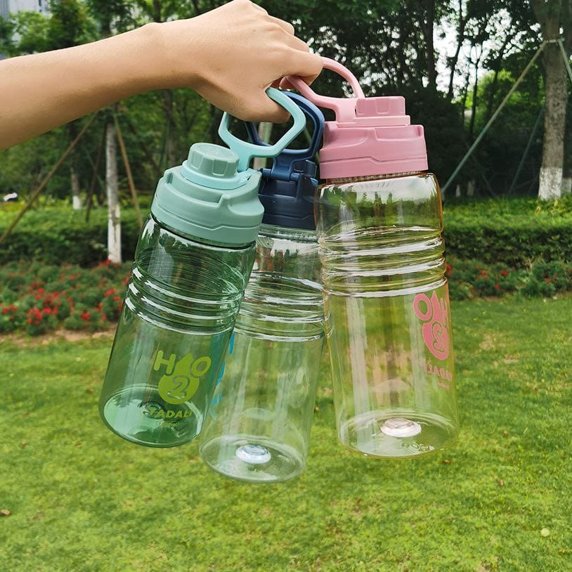 1.5L sports water bottle water jug tumbler big transparent cup motivational water bottles