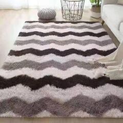 5 By 8(160*200cm) Super Soft Fluffy Carpet Area Rugs for Living Room, Bedroom Shaggy Large Rugs Modern Floor Carpet, with Anti-slip Sticker