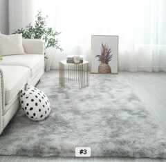 5 By 8(160*200cm) Super Soft Fluffy Carpet Area Rugs for Living Room, Bedroom Shaggy Large Rugs Modern Floor Carpet, with Anti-slip Sticker