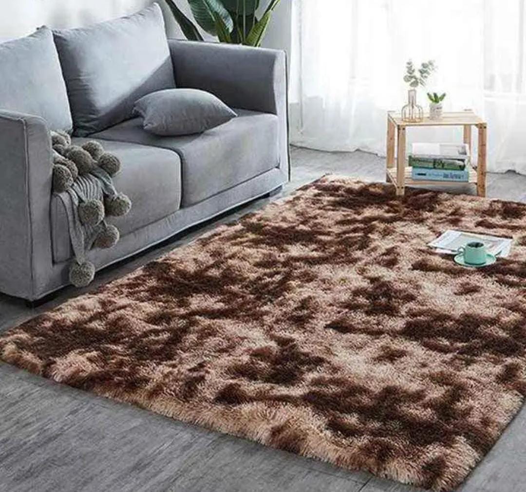 5 By 8(160*200cm) Super Soft Fluffy Carpet Area Rugs for Living Room, Bedroom Shaggy Large Rugs Modern Floor Carpet, with Anti-slip Sticker