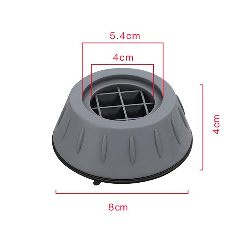 Anti Vibration Washing Machine Shock and Noise Cancelling Washer Dryer Anti Slip Rubber Support Pads for All Machines
