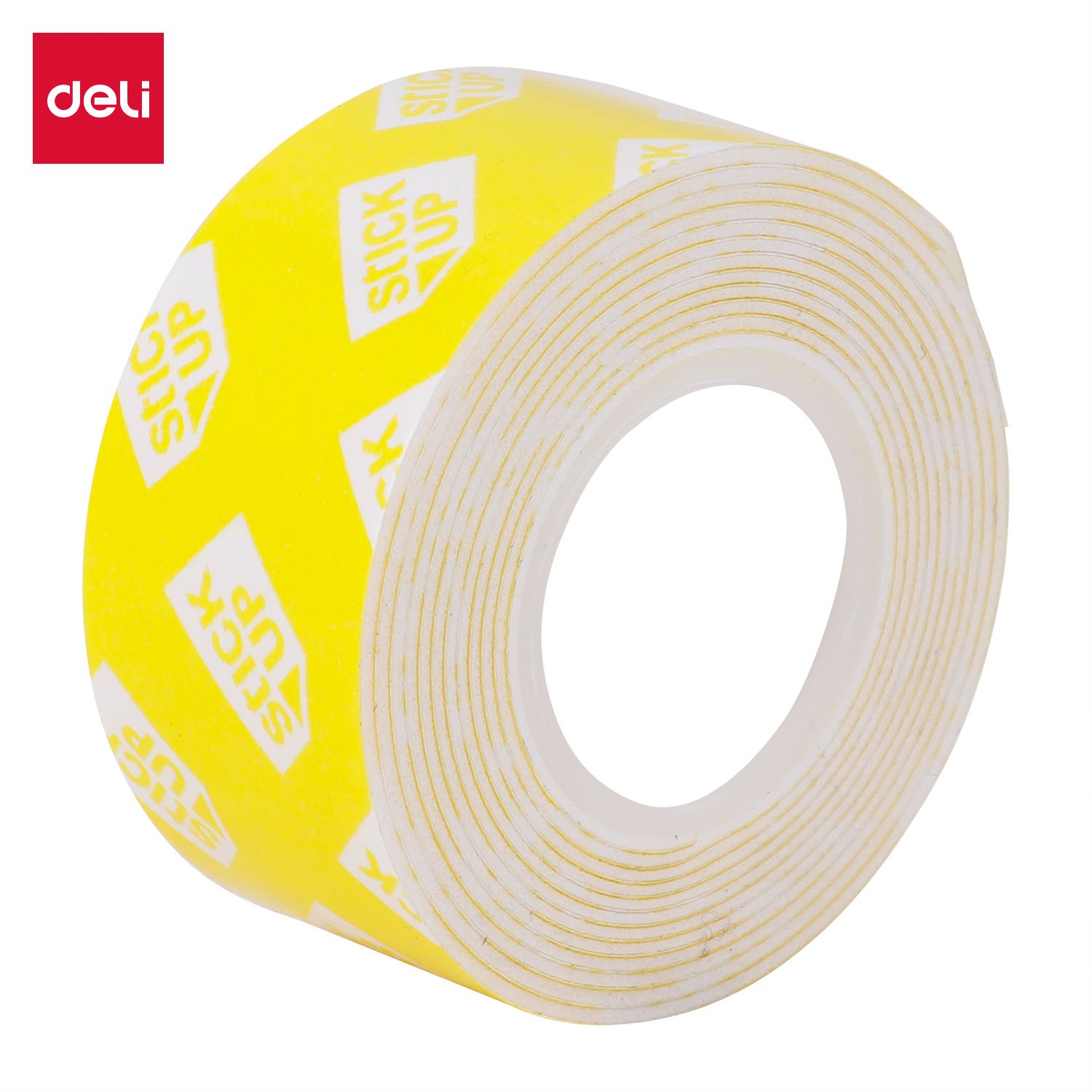 【Deli Official】DELI A35011Mounting Tape 1"x1.5M  Double-Sided Adhesive Foam Tape for Secure Mounting & Decorating Polyethylene (PE) foam