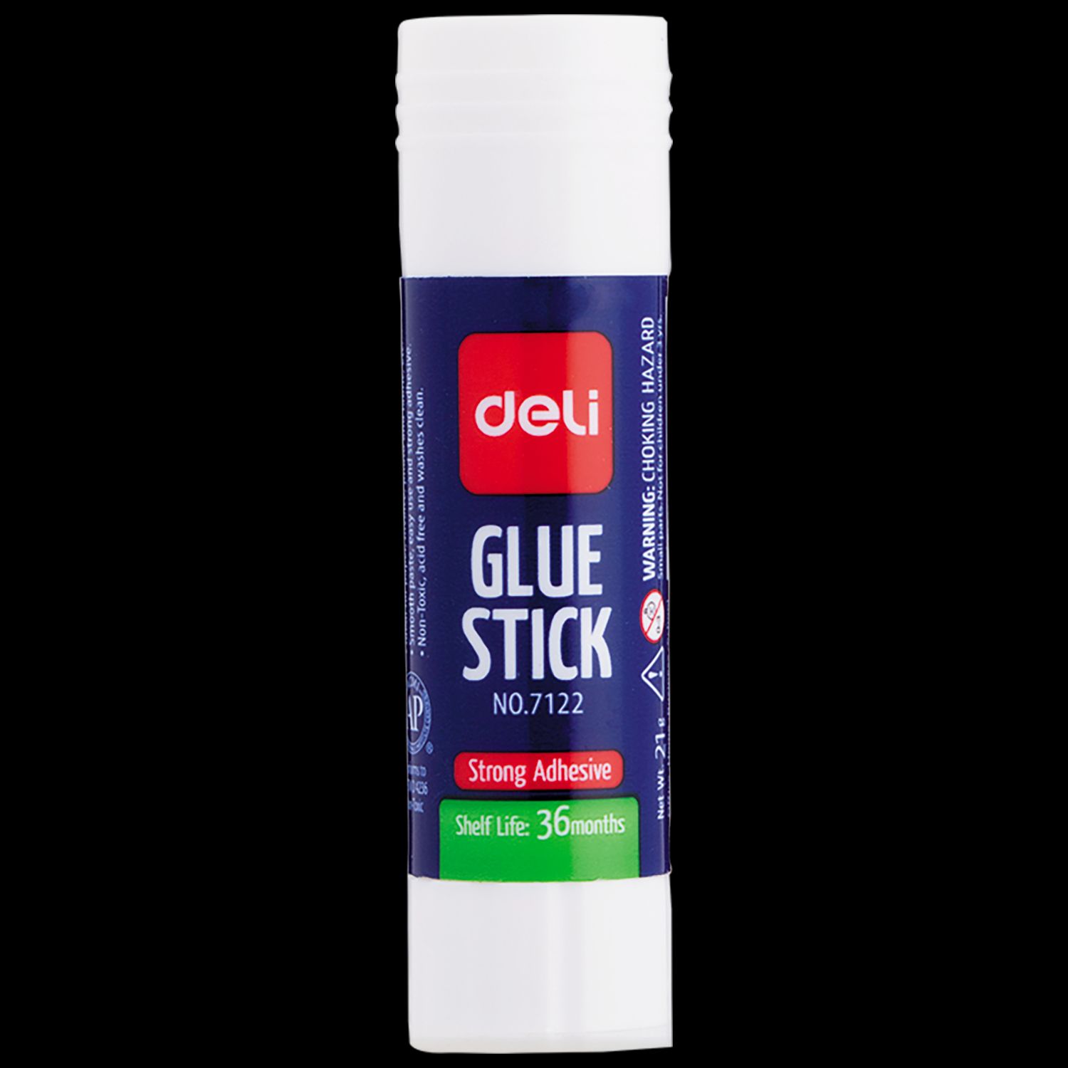 【Deli Official】DELI E7122 Glue Stick 21G Large PVP Glue Stick – Strong Adhesive, Non-Toxic, Clear Drying, Ideal for Paper, Cardboard, Crafts, and Office Use