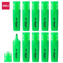 【Deli Official】DELI Stationery DELI S621 Accent Highlighter [5 Pcs/Color]  -  Chisel Tip Quick-Dry Fluorescent Ink Non-Toxic Ideal for School Office & Study Use