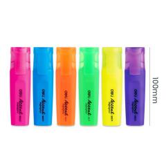 【Deli Official】DELI Stationery DELI S621 Accent Highlighter [5 Pcs/Color]  -  Chisel Tip Quick-Dry Fluorescent Ink Non-Toxic Ideal for School Office & Study Use