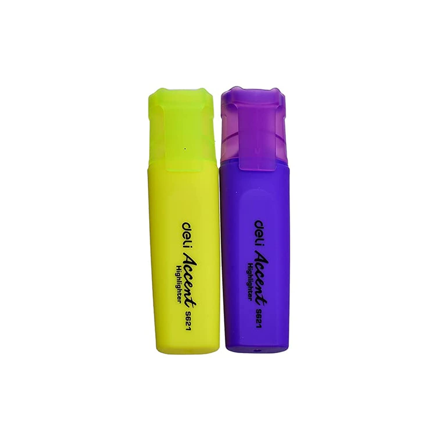 (EXCLUSIVE OFFER)DELI Stationery DELI S621 Accent Highlighter - Orange Chisel Tip Quick-Dry Fluorescent Ink Non-Toxic Ideal for School Office & Study Use