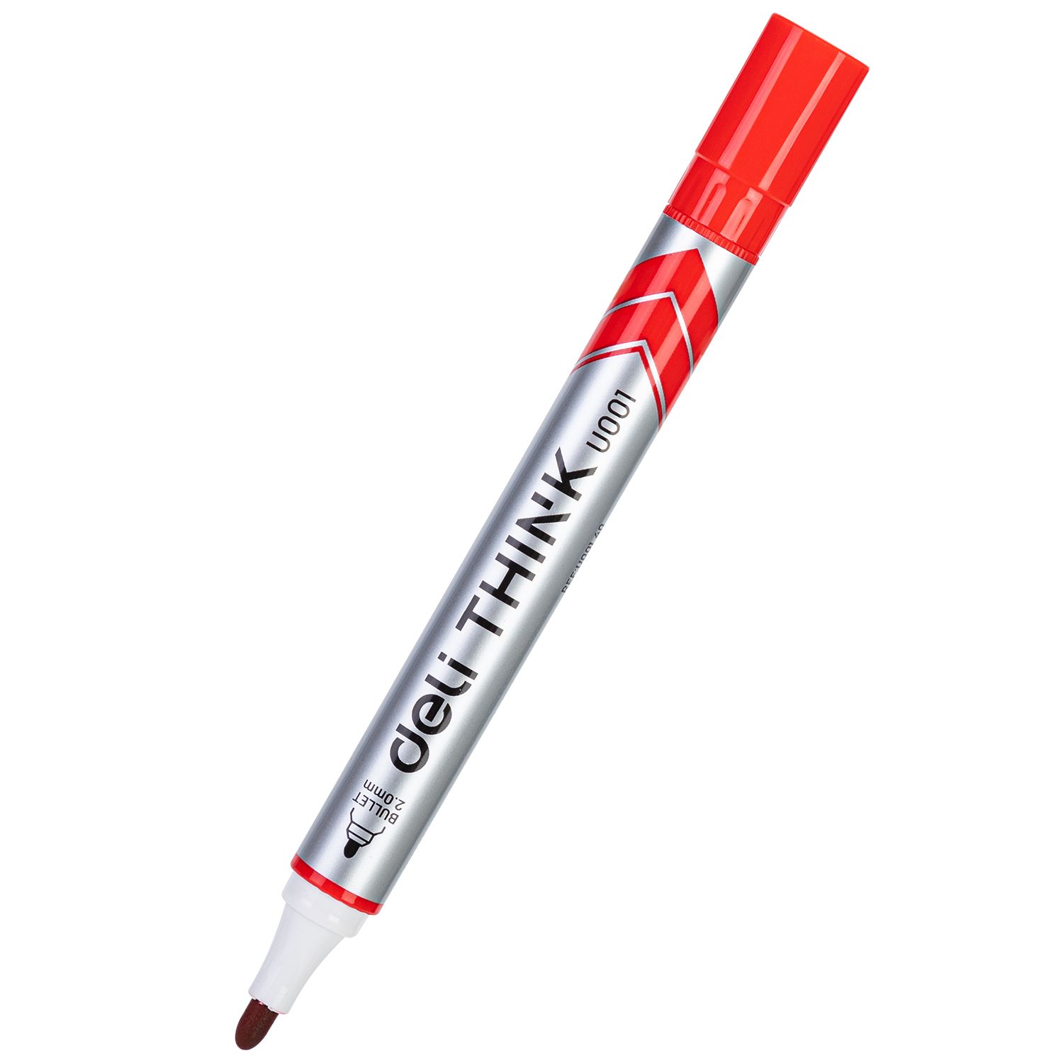 【Deli Official】DELI U00140Think Whiteboard Bullet Markers / Marker Pen - Red(12pcs/pkt)