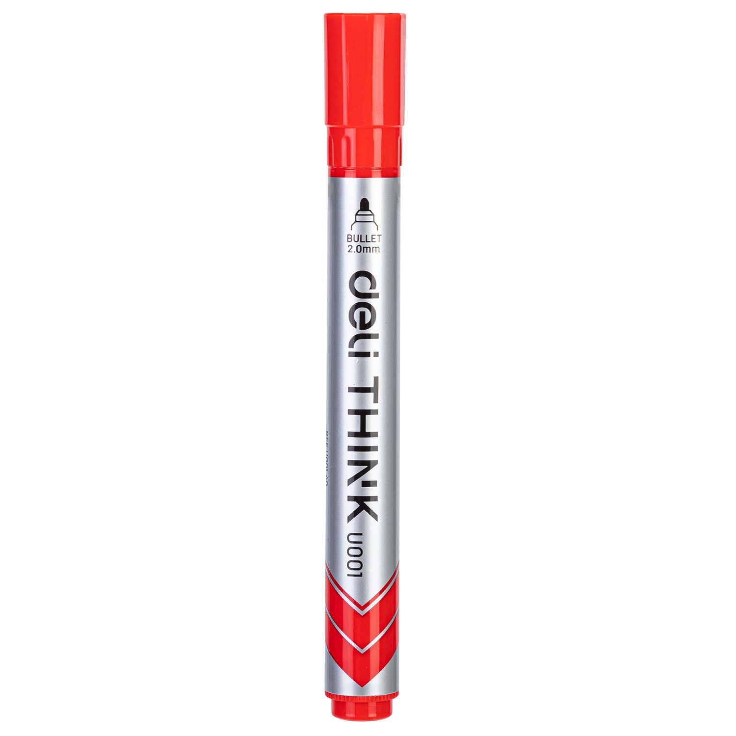 【Deli Official】DELI U00140Think Whiteboard Bullet Markers / Marker Pen - Red(12pcs/pkt)