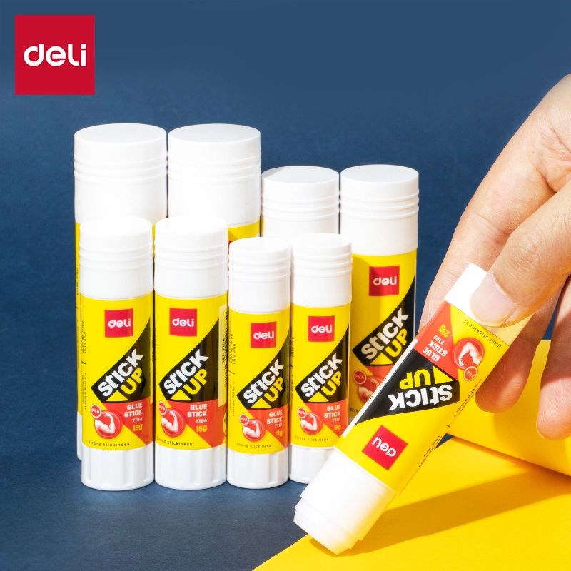 【Deli Official】 Deli EA217 PVA Glue Stick Set - 60 PCS Multi-Sized Sticks for Crafts & Office Use Assorted Sizes (9g, 15g, 21g, 36g)  Non-Toxic Eco-Friendly Quick-Drying