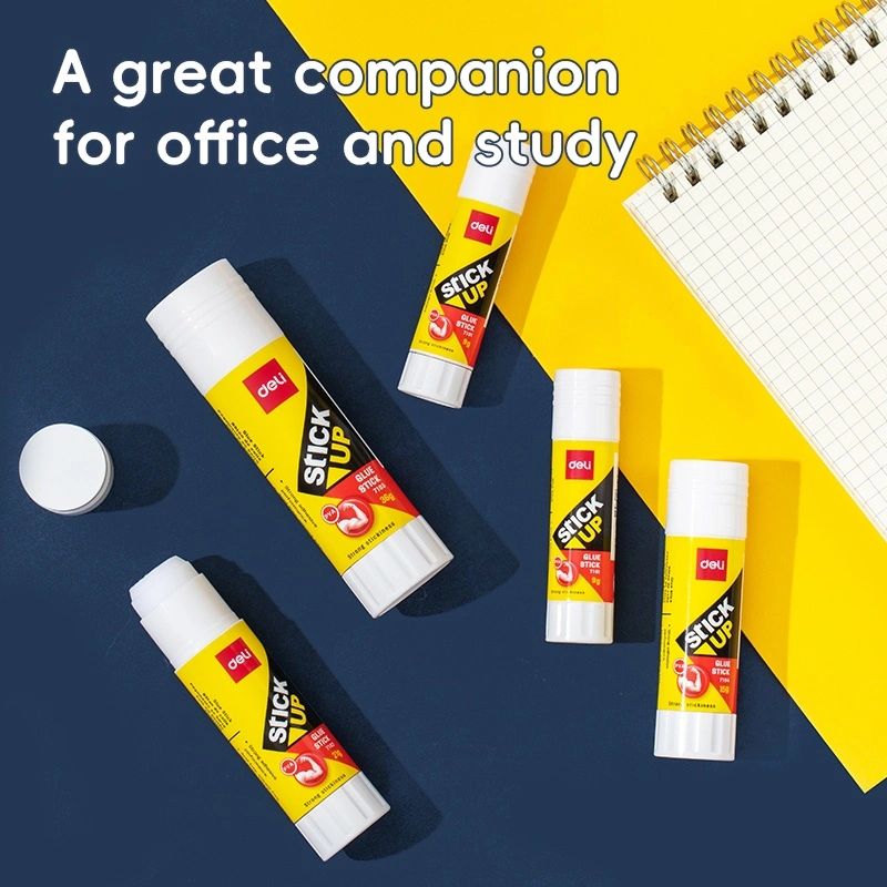 【Deli Official】 Deli EA217 PVA Glue Stick Set - 60 PCS Multi-Sized Sticks for Crafts & Office Use Assorted Sizes (9g, 15g, 21g, 36g)  Non-Toxic Eco-Friendly Quick-Drying