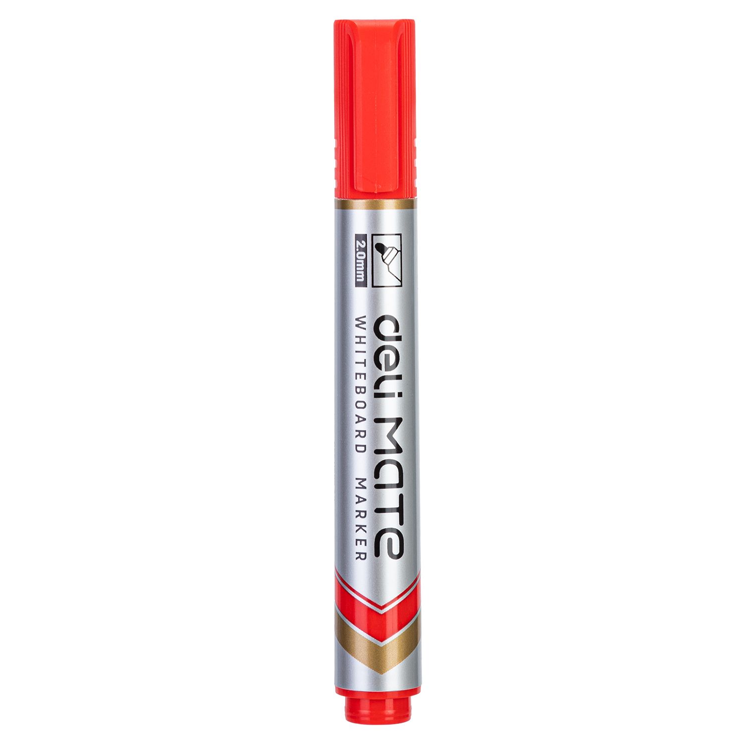 【Deli Official】 DELI U00320 Whiteboard Bullet Refillable Markers (Marker Pen) - Red