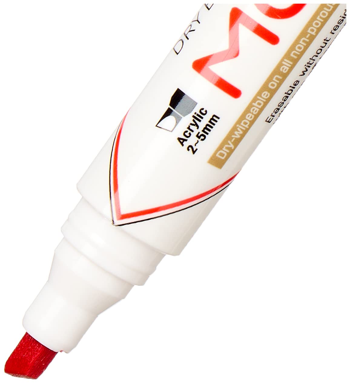 【Deli Official】DELI Stationery  U00440 Mate Whiteboard Chisel Refillable Markers/ Marker Pen (12pcs/pk) - RED