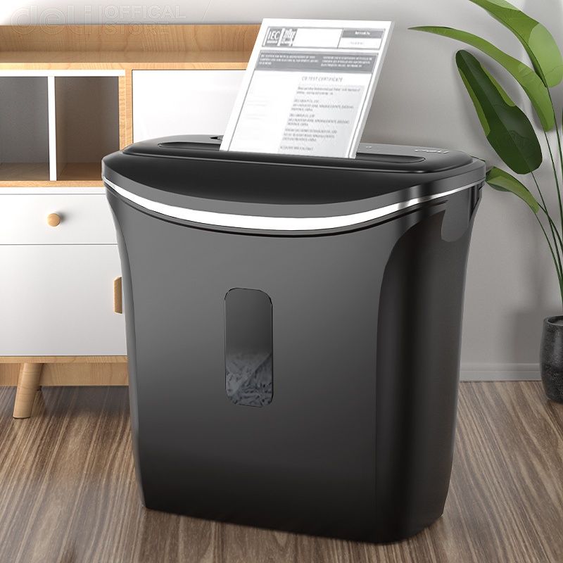 【Deli Official】 DELI-Office Equipment DELI E9945 Cross-Cut Shredder - 6 SHTS/ 12 LT/CC P4