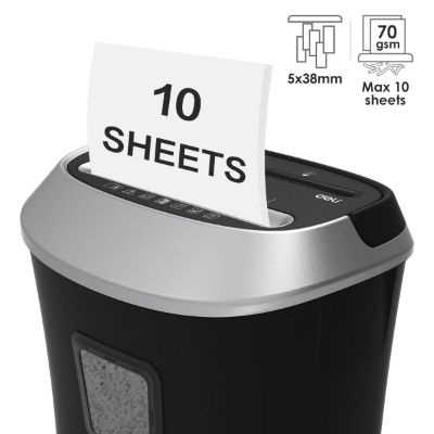 【Deli Official】DELI-Office Equipment DELI E9948 Cross-Cut Shredder - 10 SHTS/ 20 LT/
CC P3