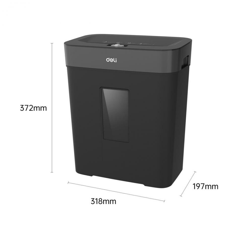 【Deli Official】DELI-Office Equipment DELI T023 Cross-Cut Shredder - 8 SHTS/ 15 LT/ CC 
P4