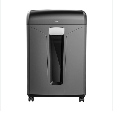 【Deli Official】DELI-Office Equipment DELI E14400 Cross-Cut Shredder - Can Shred: CD/DVD, Paper, Card, Paper Clip, Staples - 16 SHTS/ 31 LT/ CC P4