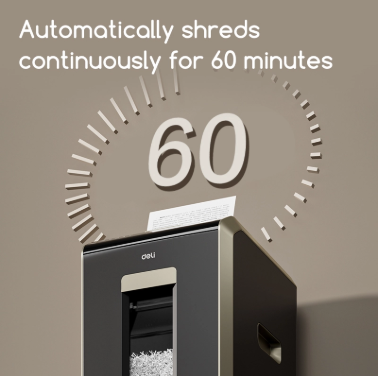 【Deli Official】DELI-Office Equipment DELI T089 Auto-Feed Cross-Cut Shredder- 32 LT/ CC P4/ Auto Feed 150 Sheets (max). Manual Slot up to 12 sheets