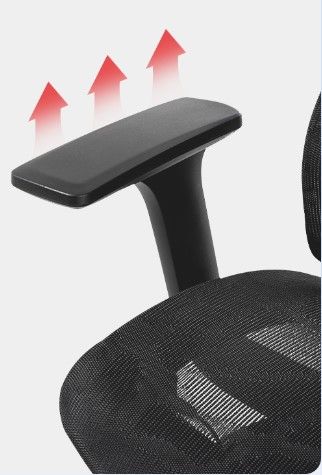 [Limited Sale]DELI-Office Furniture DELI 87050 EXECUTIVE HIGHBACK ERGONOMIC MESH OFFICE CHAIR WITH HEAD-REST Adjustable Headrest T-Shaped Armrests