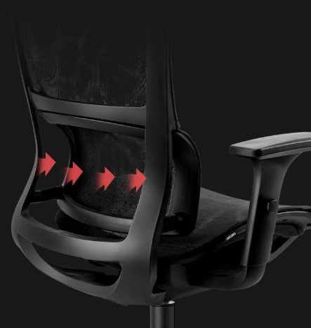 [Limited Sale]DELI-Office Furniture DELI 87050 EXECUTIVE HIGHBACK ERGONOMIC MESH OFFICE CHAIR WITH HEAD-REST Adjustable Headrest T-Shaped Armrests