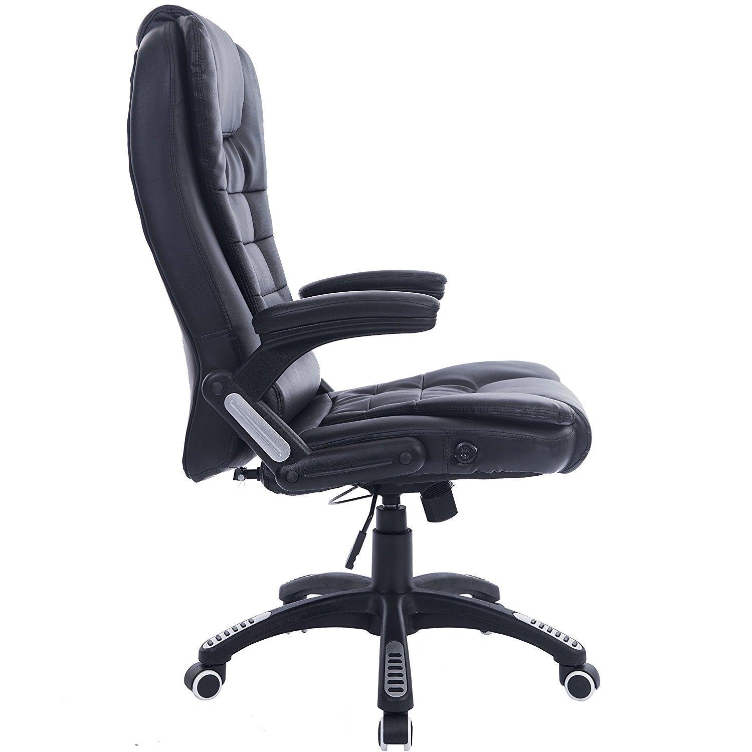 (EXCLUSIVE OFFER)DELI E4516 EXECUTIVE HIGHBACK LEATHER OFFICE CHAIR - WITH EXTRA PADDING Premium Leather Upholstery Ergonomic Design