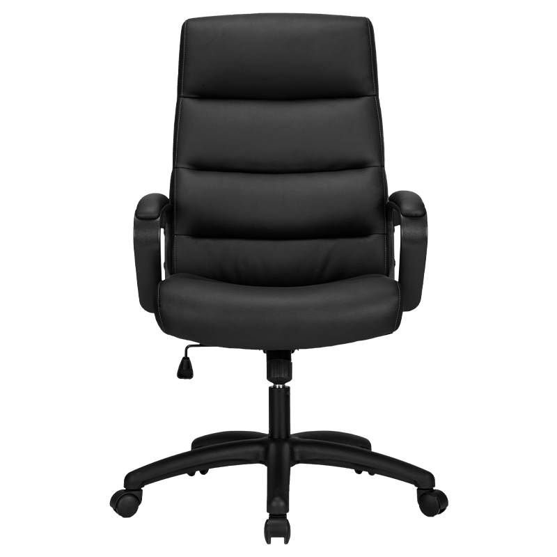 (EXCLUSIVE OFFER)DELI E4516 EXECUTIVE HIGHBACK LEATHER OFFICE CHAIR - WITH EXTRA PADDING Premium Leather Upholstery Ergonomic Design