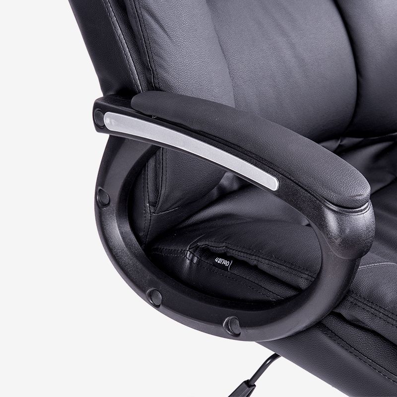 (EXCLUSIVE OFFER)DELI 4913S EXECUTIVE HIGHBACK ERGONOMIC LEATHER CHAIR Premium PU Leather, Adjustable Tilt & Lumbar Support