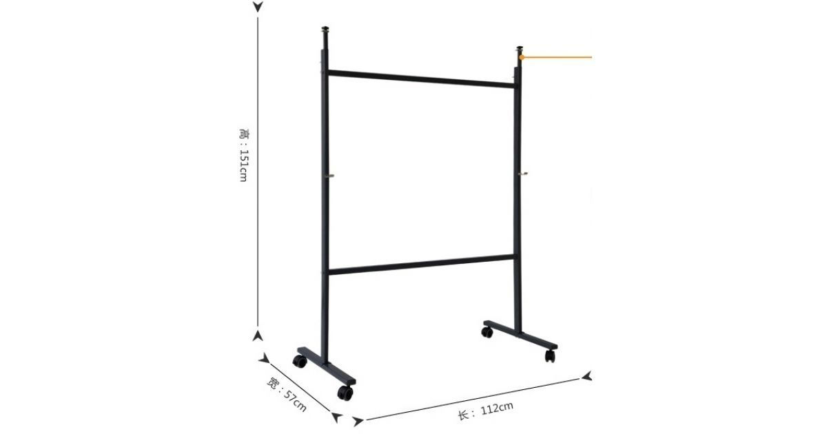 【Deli Official】 DELI-Office Equipment DELI E7830 White Board Stand  - suitable for 70×120cm to 120×240cm Boards Portable Desig Adjustable Height