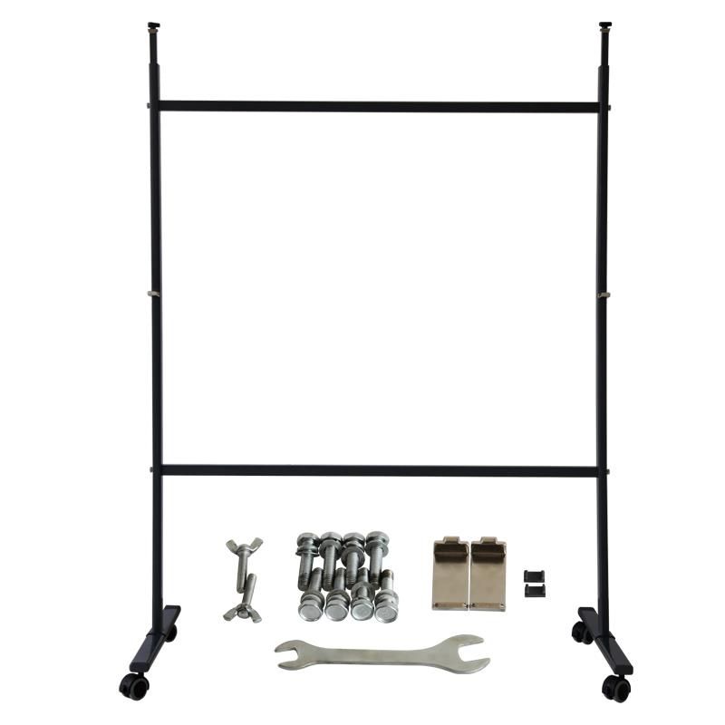 【Deli Official】 DELI-Office Equipment DELI E7870 White Board  Stand  - Suitable for 120x90cm to 250x100cm Boards Height Adjustable Lockable Castors