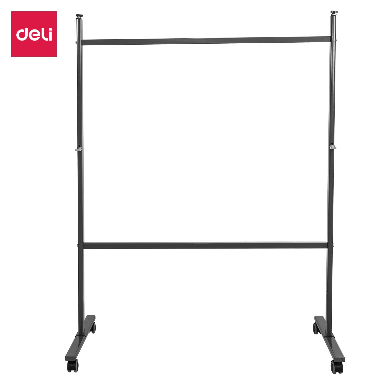 【Deli Official】 DELI-Office Equipment DELI E7870 White Board  Stand  - Suitable for 120x90cm to 250x100cm Boards Height Adjustable Lockable Castors