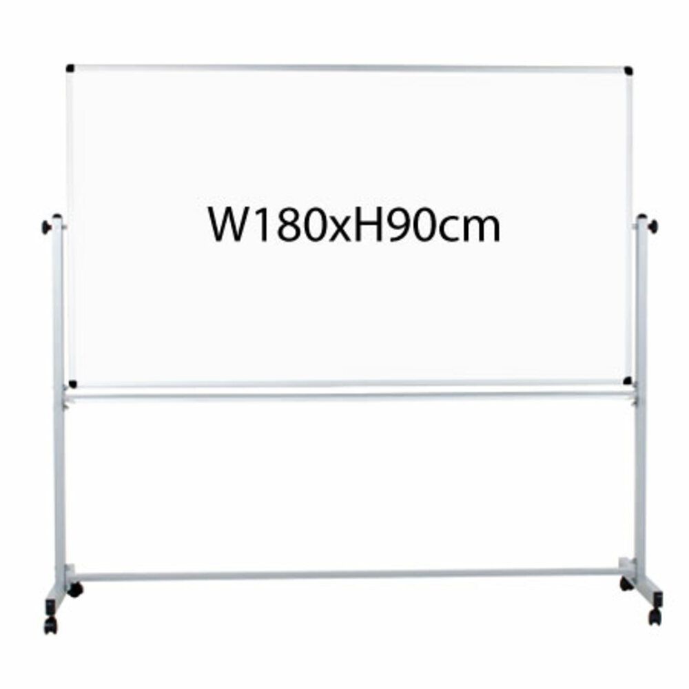 【Deli Official】DELI-Office Equipment DELI 7884 Magnetic  Mobile Whiteboard  6x3FT Double-Sided Magnetic Surface Smooth Easy-to-Clean Surface Mobile Design