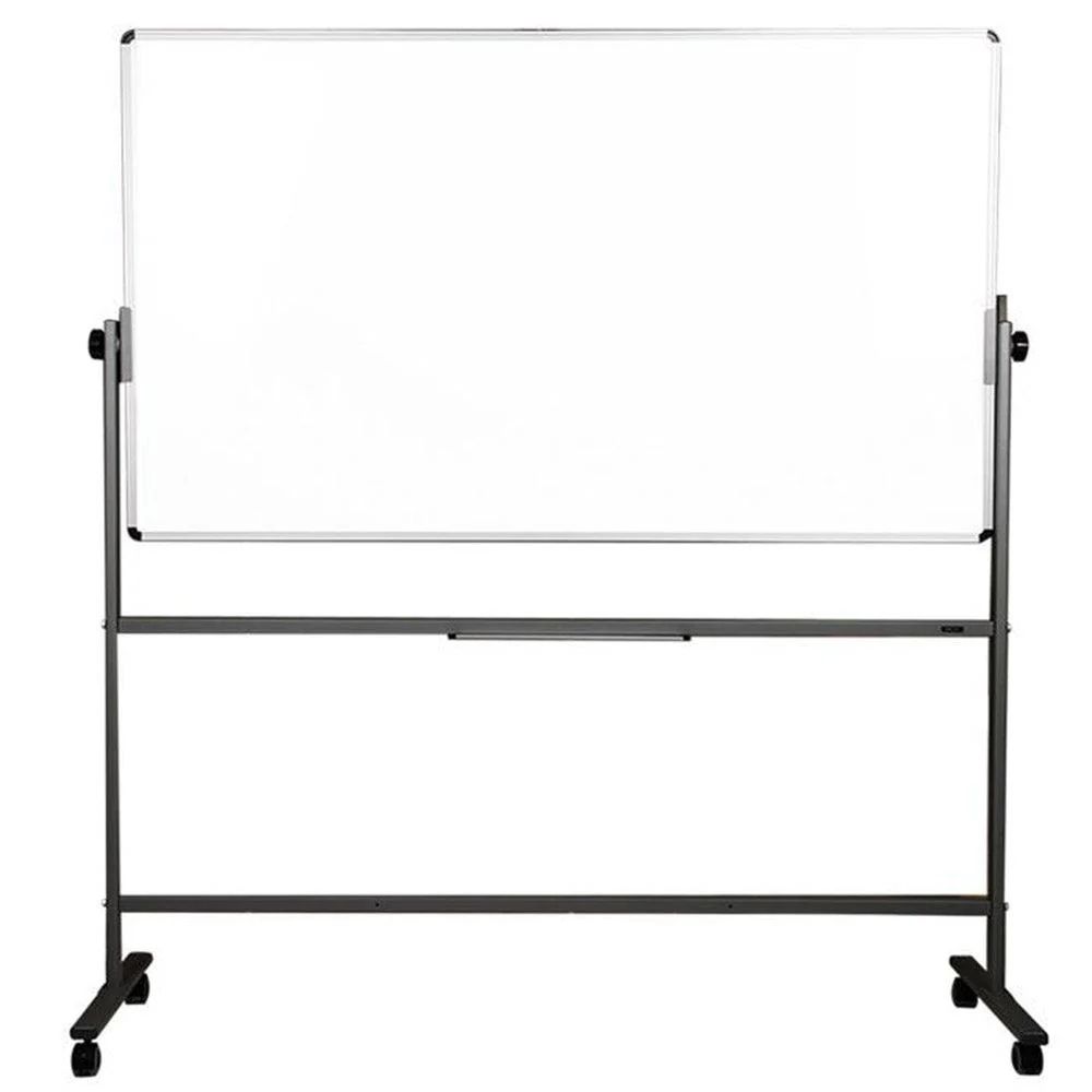 【Deli Official】 DELI-Office Equipment DELI E7883 Magnetic  Mobile Whiteboard  5x3FT Double-Sided Magnetic Surface Mobile Design Foldable Marker Tray