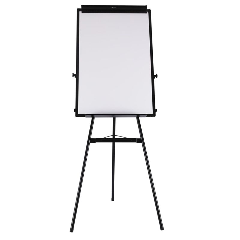 Deli Official】DELI-Office Equipment DELI E7892 Magnetic  Flipchart Stand 90cm x 60cm -  Adjustable Tripod Stand , Portable Design , Foldable Pen Tray