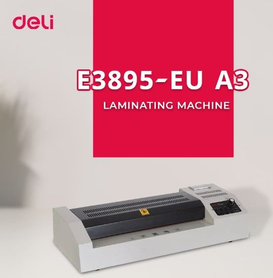 [Limited Sale]DELI-Office Equipment DELI E3895-EU PROFESSIONAL LAMINATOR - HEAVYDUTY , METAL - FOR A4 TO A3 SIZE Automatic reversal function