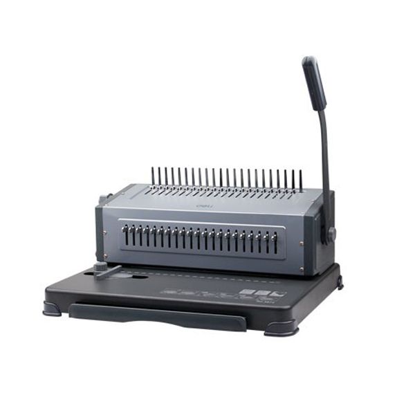 【Deli Official】 DELI-Office Equipment DELI 3874 BINDING MACHINE STEEL HEAVY DUTY PUNCH CAPACITY 25 SHEETS BIND CAPACITY 450 SHEETS Adjustable Paper Guide