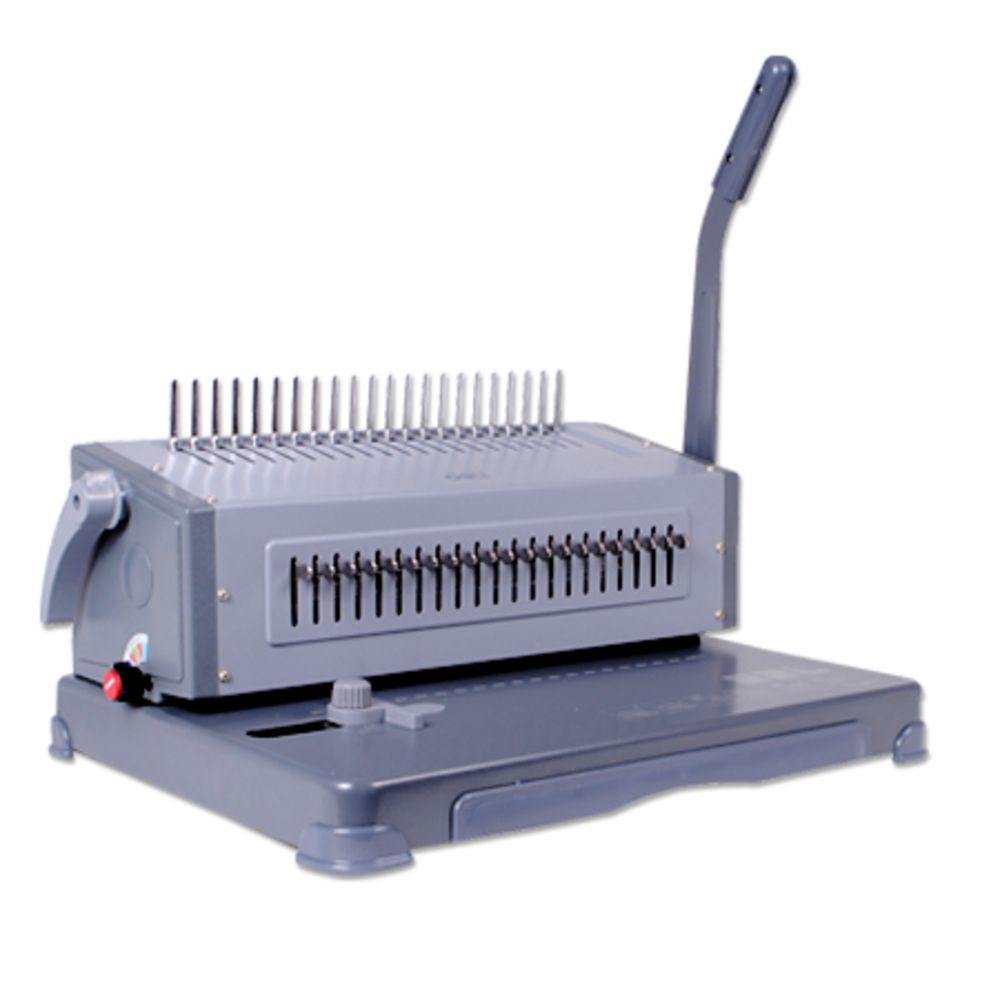 【Deli Official】 DELI-Office Equipment DELI 3874 BINDING MACHINE STEEL HEAVY DUTY PUNCH CAPACITY 25 SHEETS BIND CAPACITY 450 SHEETS Adjustable Paper Guide