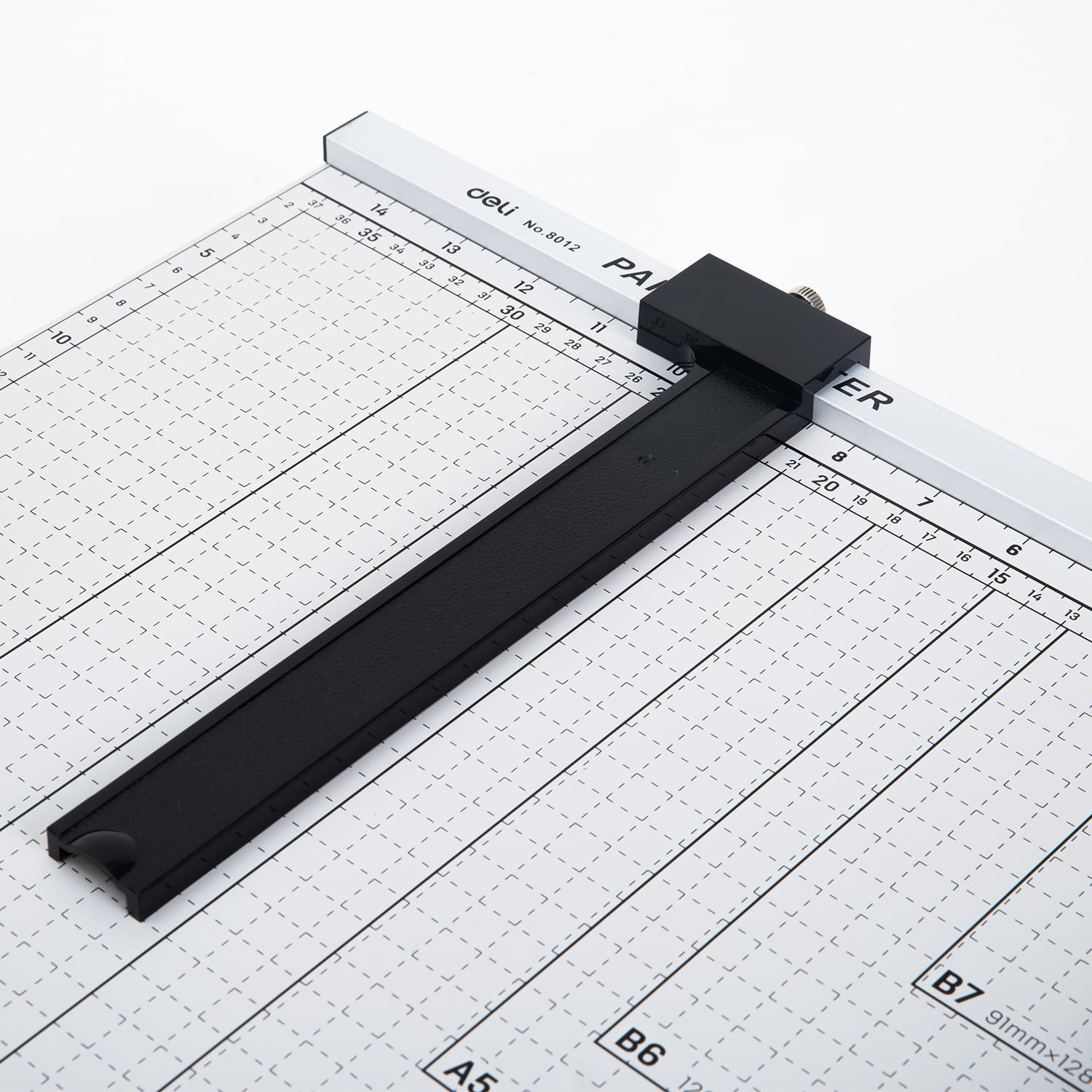 【Special Deal】DELI-Office Equipment DELI E8012 STEEL PAPER TRIMMER A3 15x18" Durable Steel Construction Anti-slip feet Ergonomic handle Enhanced Safety