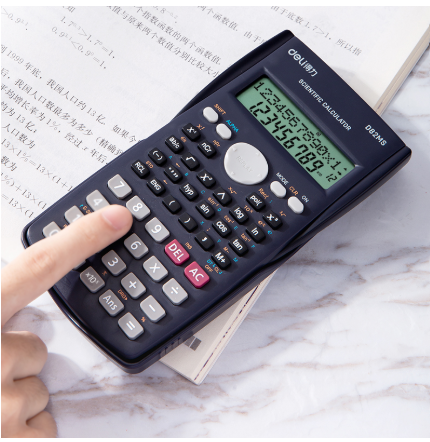 【Special Deal】 DELI-Office Supplies   DELI CLASIC D82MS 240F SCIENTIFIC CALCULATOR 10+2 DIGITS - 40 Functions, 10+2 Digits, KICD Approved