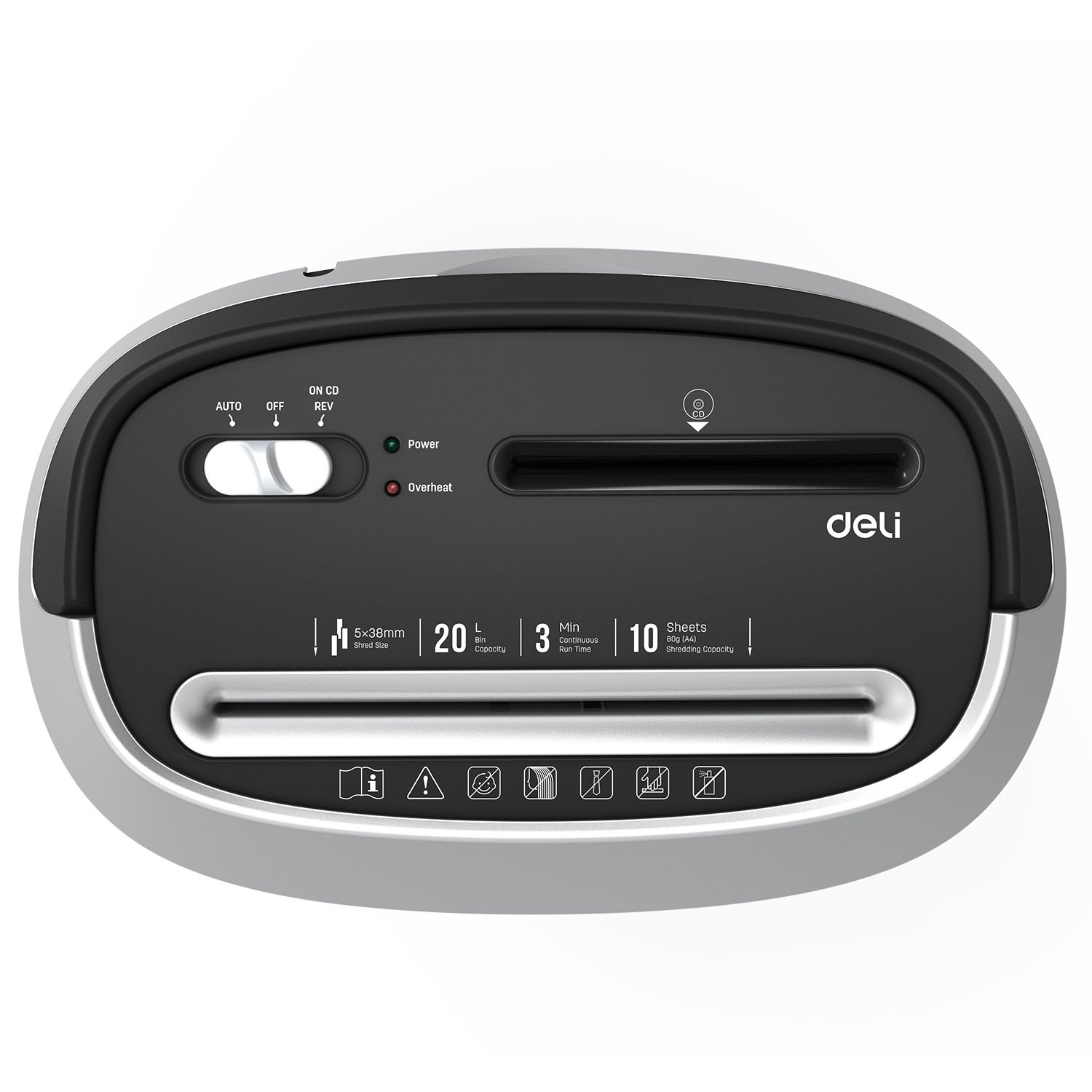 【Deli Official】DELI-Office Equipment DELI E9948 Cross-Cut Shredder - 10 SHTS/ 20 LT/
CC P3