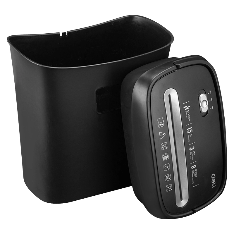 【Deli Official】DELI-Office Equipment DELI E9947 Cross-Cut Shredder - 8 SHTS/ 15 LT/ 
CC P4