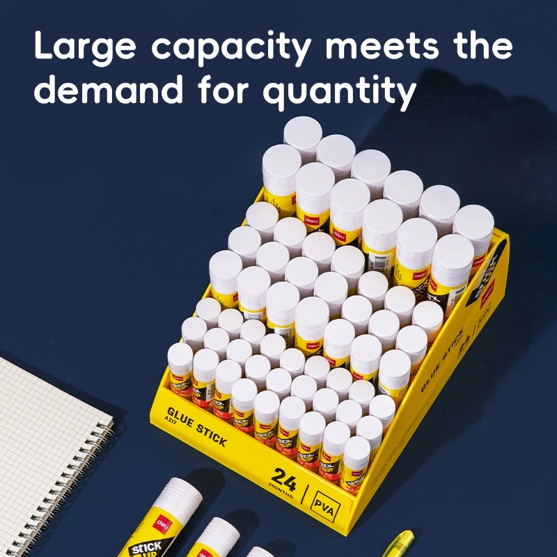 【Deli Official】 Deli EA217 PVA Glue Stick Set - 60 PCS Multi-Sized Sticks for Crafts & Office Use Assorted Sizes (9g, 15g, 21g, 36g)  Non-Toxic Eco-Friendly Quick-Drying