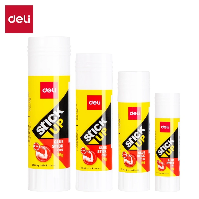 【Deli Official】 Deli EA217 PVA Glue Stick Set - 60 PCS Multi-Sized Sticks for Crafts & Office Use Assorted Sizes (9g, 15g, 21g, 36g)  Non-Toxic Eco-Friendly Quick-Drying