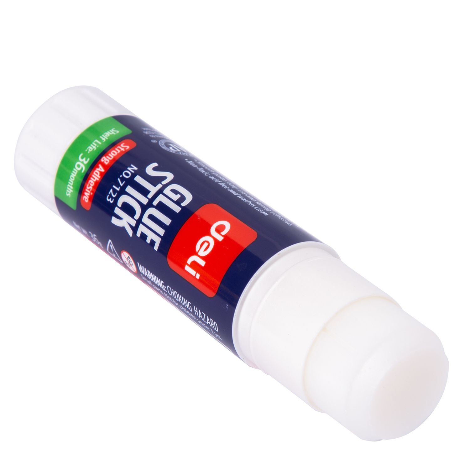【Deli Official】DELI E7123 Glue Stick 36G Jumbo PVP Glue Stick Extra Strong Non-Toxic Clear-Drying Adhesive for Paper Cardboard Crafts & Office Use  Easy Twist-Up Application