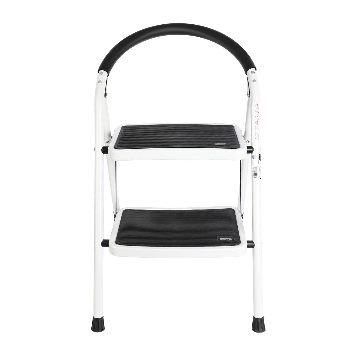 DELI DL509012 2 Steps Folding Ladder Compact & Foldable Design High Load Capacity Non-Slip Pedals Stylish Aesthetic
