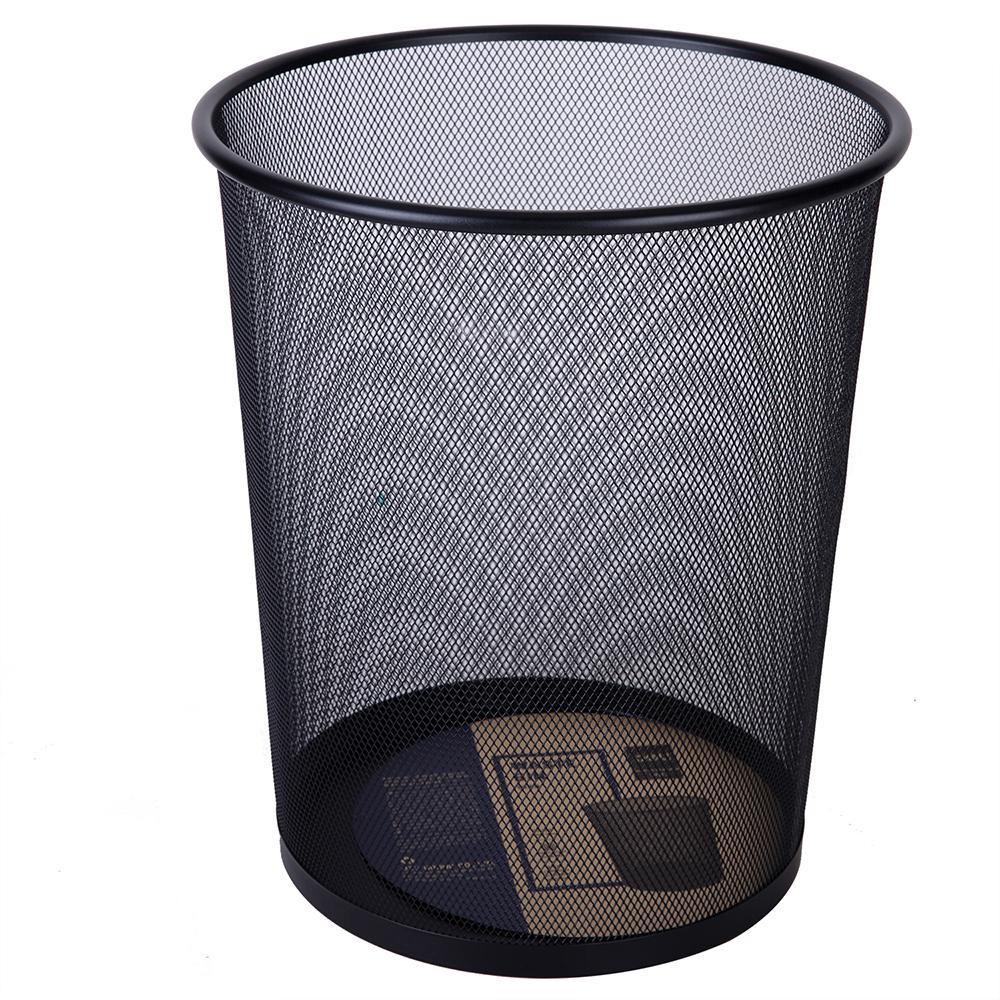 【Deli Official】 Deli E9189 Executive Mesh Waste Bin 27 Litre - Black Durable metal frame Lightweight and easy to move