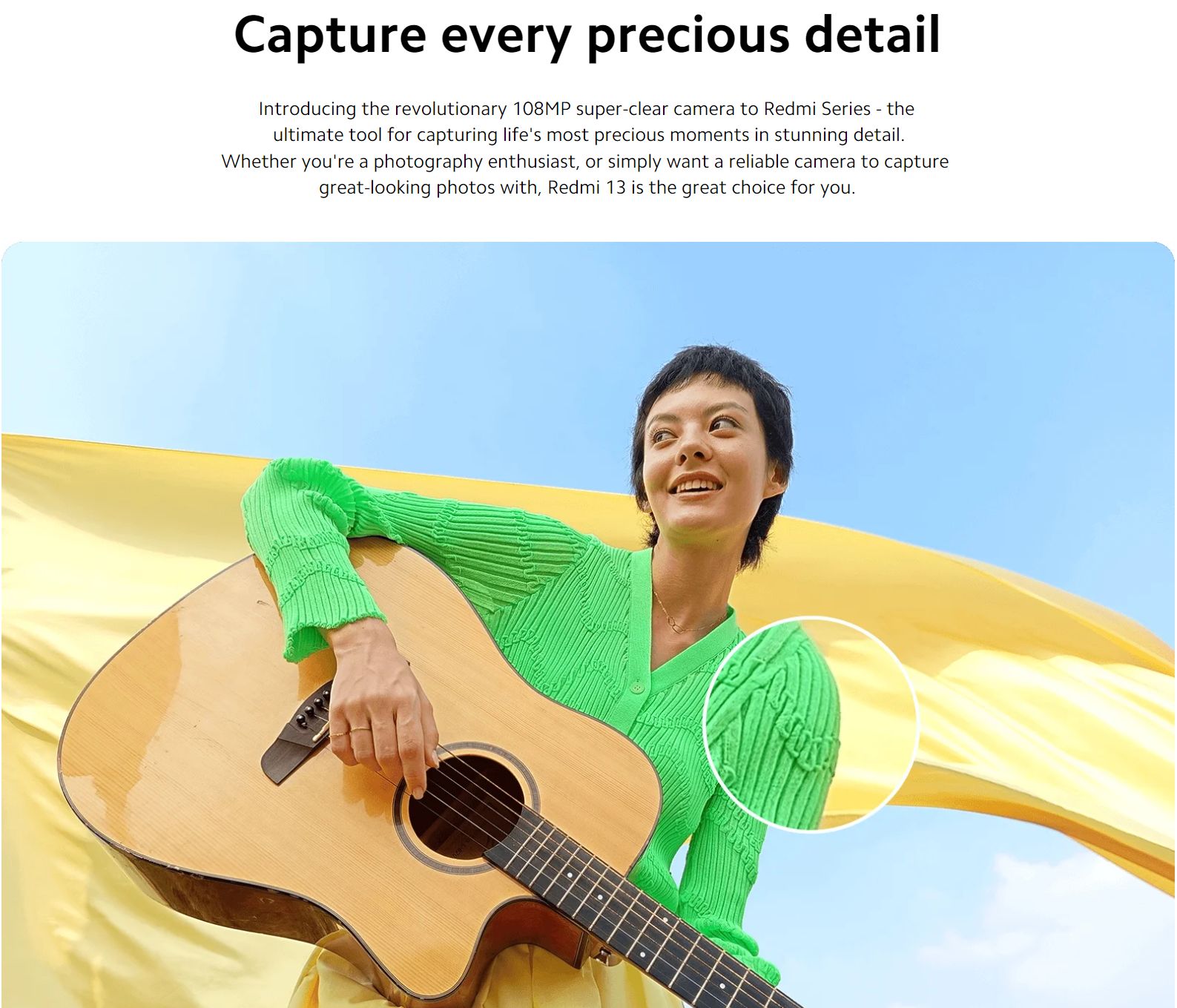 [Limited-time offer] XIAOMI Redmi 13 4G network 6GB/8GB RAM+128GB/256GB ROM  6.79" FHD+  5030mAh Battery 33W fast charging DotDisplay 108MP Super-clear main camera