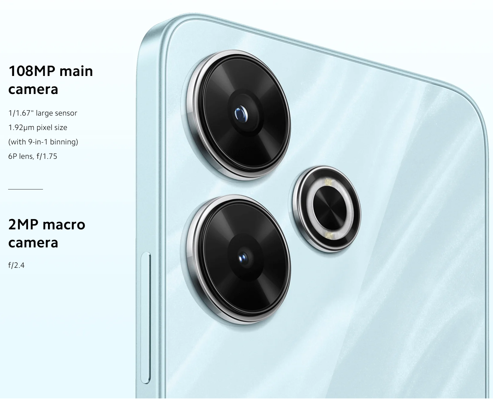 [Limited-time offer] XIAOMI Redmi 13 4G network 6GB/8GB RAM+128GB/256GB ROM  6.79" FHD+  5030mAh Battery 33W fast charging DotDisplay 108MP Super-clear main camera