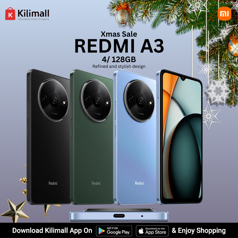 XIAOMI Redmi A3 6.71" 128GB+4GB 4G Network 5000mAh Battery 8MP AI Camera 10W Fast Charging  with Fingerprint Sensor Android 14 Smart Phones